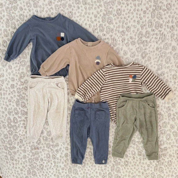 Toddler Gender Neutral Bundle One Pieces & Joggers 18 month - Picture 1 of 14